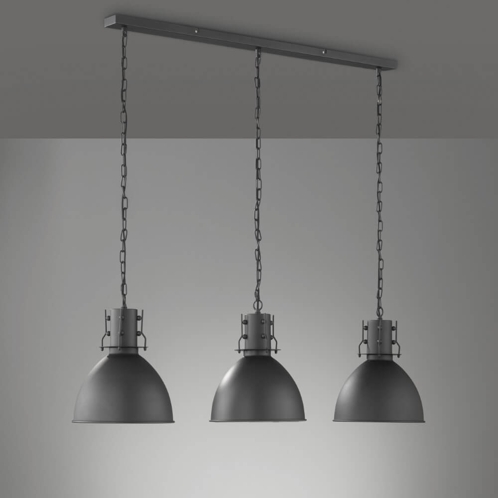 Fischer & Honsel 4003694605731 3-lichts hanglamp London industrieel